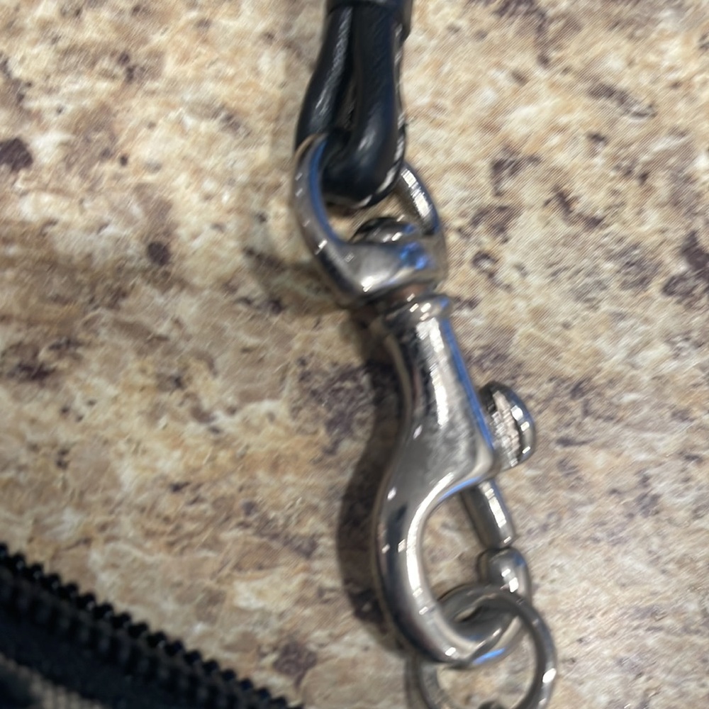 Navy Blue almost black Coach wristlet - Picture 6 of 8